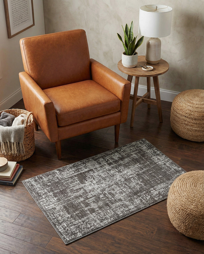 Copenhagen Comfort Collection Area Rug -  Helsingør Rectangle Dark Gray  lifestyle 18