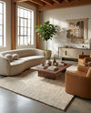 Woolen Sphere Collection Area Rug - Orbsburg (Ivory) Rectangle Ivory  lifestyle 21
