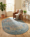 Coastal Haven Collection Area Rug -  Oceania Oval Multi  lifestyle 70