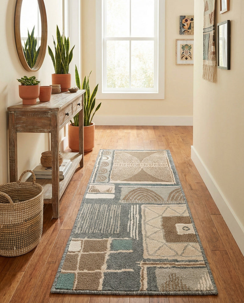 Savannah Sojourn Collection Area Rug -  Tsavo Runner Multi  lifestyle 78
