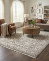 Rustic Charm Revival Collection Area Rug - Farmstead Rectangle Light Gray  lifestyle 45