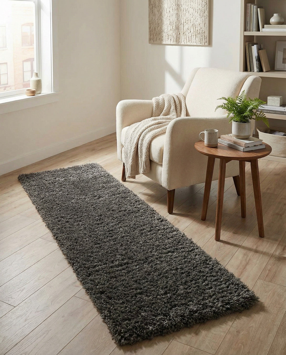 Majestic Manor Collection Area Rug - Versailles (Slate) Runner Slate  lifestyle 90