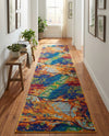 Caribbean Cove Collection Area Rug -  Bequia Runner Multi  lifestyle 50