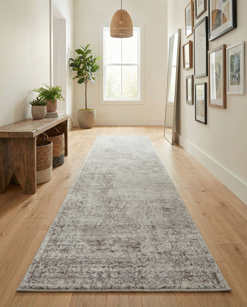 Cambridge Classics Collection Area Rug -  Magdalene (Gray) Runner Gray  lifestyle 72