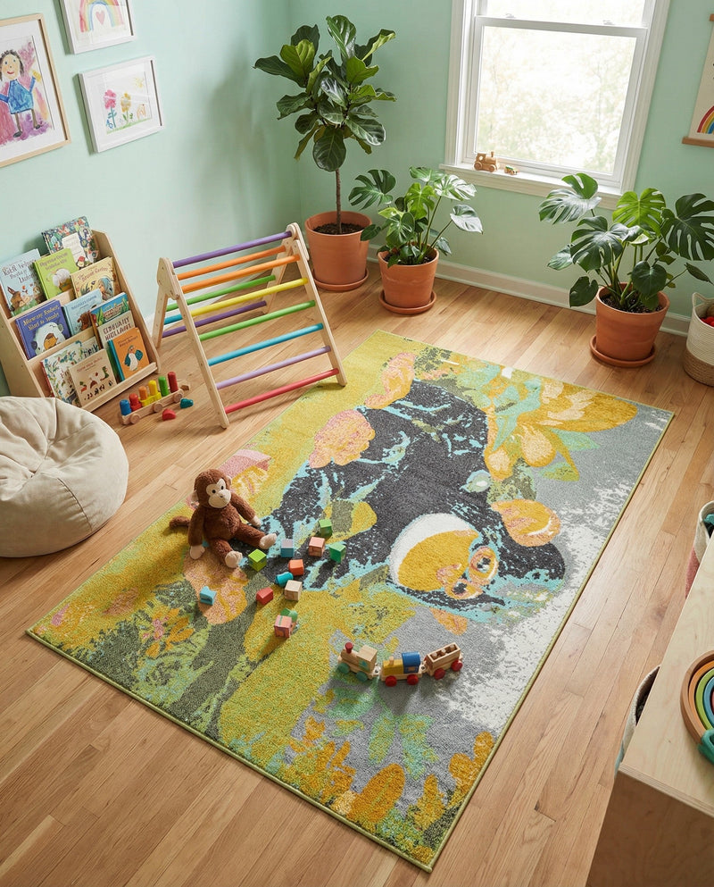 Wonder Tykes Collection Area Rug -  Dynamo Rectangle Multi  lifestyle 11