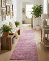 Sahara Essence Collection Area Rug - Oasis (Pink) Runner Pink  lifestyle 57