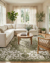 Urban Oasis Rugs Collection Area Rug -  Penthouse (Green) Square Green  lifestyle 36