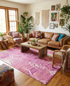 Metro Heights Collection Area Rug -  Madison Rectangle Pink  lifestyle 47