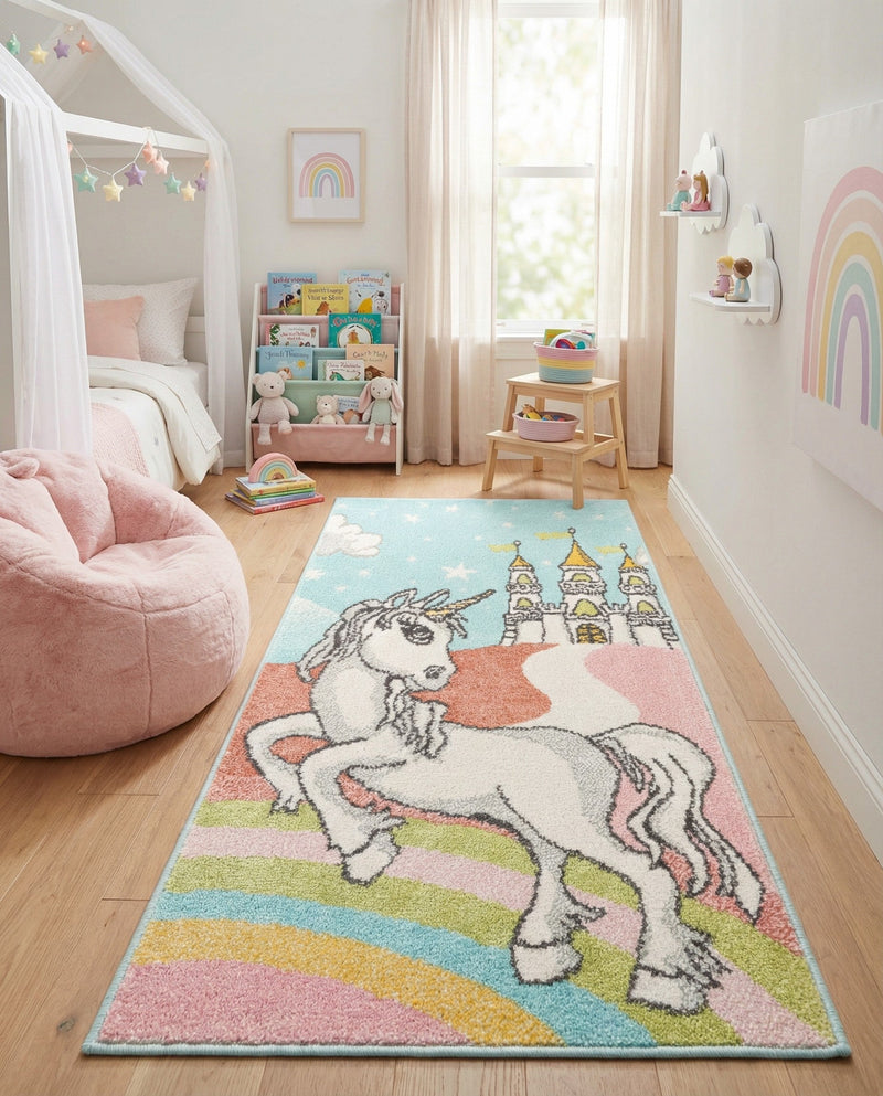 Wonder Tykes Collection Area Rug -  Carnival Runner Multi  lifestyle 33