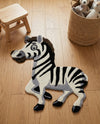 Whimsy Wonders Wool Collection Area Rug -  Marsh Rectangle White and Black  lifestyle 7