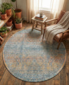 Coastal Haven Collection Area Rug -  Oceania Round Multi  lifestyle 55