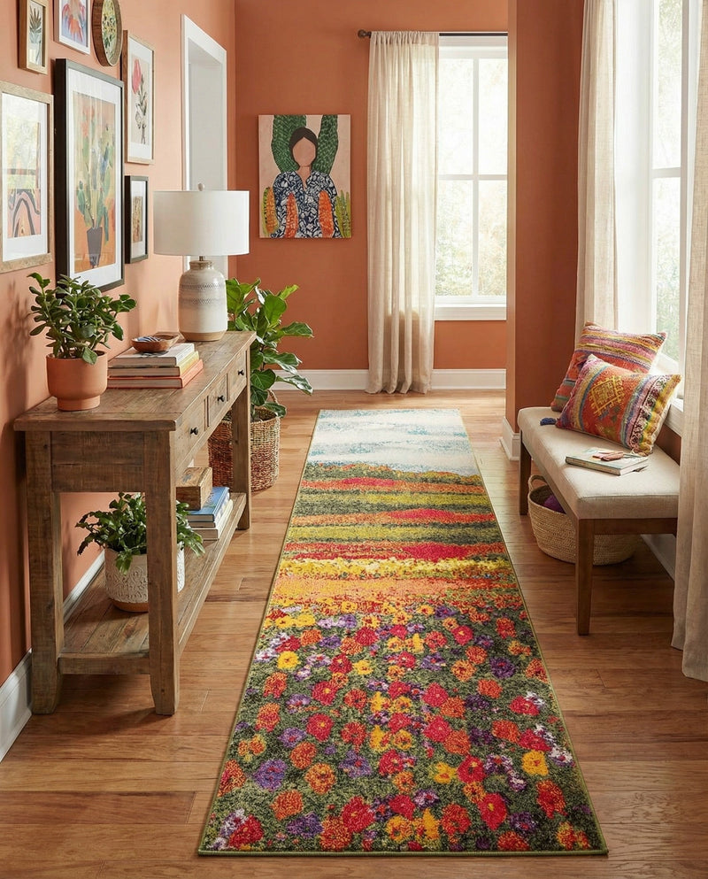 Marrakesh Elegance Collection Area Rug -  Taliouine Runner Multi  lifestyle 53