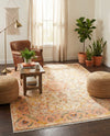 Bazaar Chic Collection Area Rug -  Fez Rectangle Ivory and Gold  lifestyle 13
