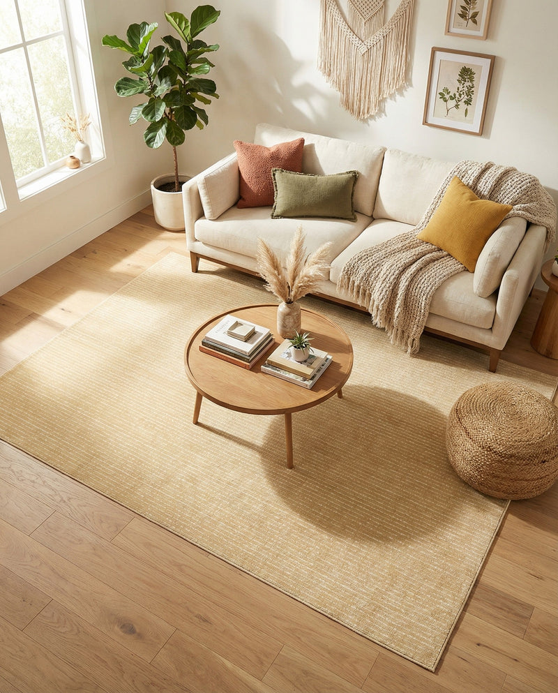 Aravalli Collection Area Rug -  Jaisalmer Rectangle Beige and Cream  lifestyle 62
