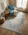 Coastal Haven Collection Area Rug - Seabreeze (Blue) Rectangle Blue  lifestyle 19