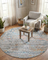 Dresden Elegance Collection Area Rug -  Freiberg Round Multi  lifestyle 58