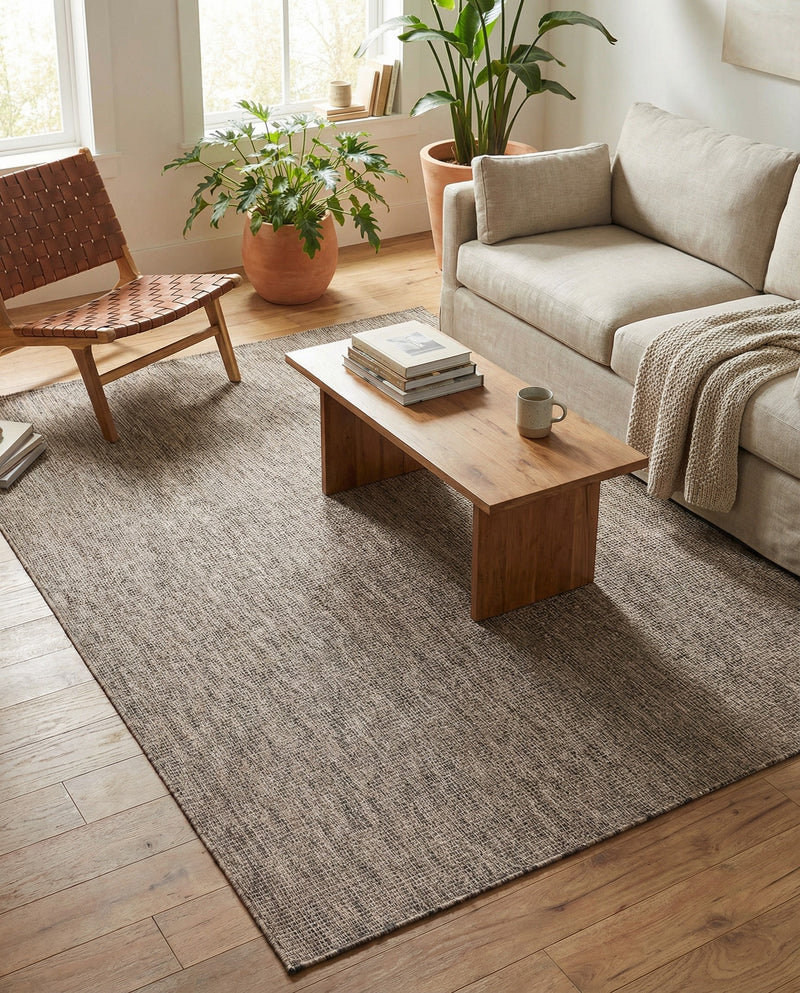 Seaside Serenity Collection Area Rug - Veranda (Light Brown) Rectangle Light Brown  lifestyle 32