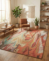 Savannah Threads Collection Area Rug -  Taklamakan Rectangle Multi  lifestyle 18