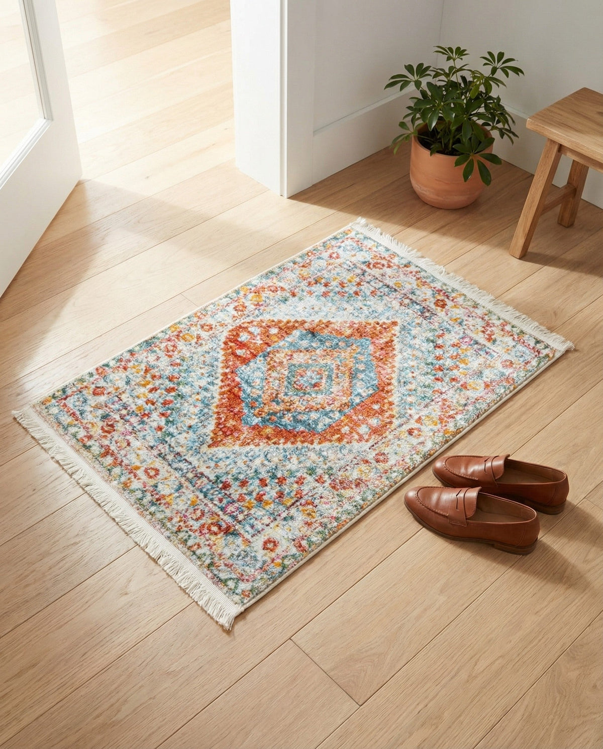 Arcadia Rugs Collection Area Rug -  Xanadu Rectangle Salmon  lifestyle 19