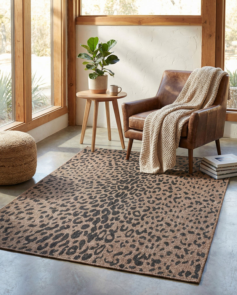 Savannah Escape Collection Area Rug - Serengeti Rectangle Natural  lifestyle 69