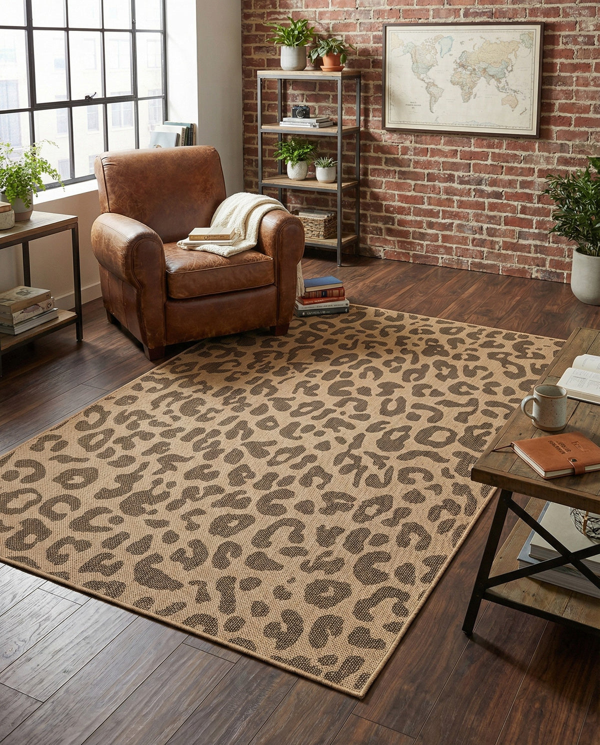 Sahara Sands Collection Area Rug -  Buto Rectangle Natural  lifestyle 9