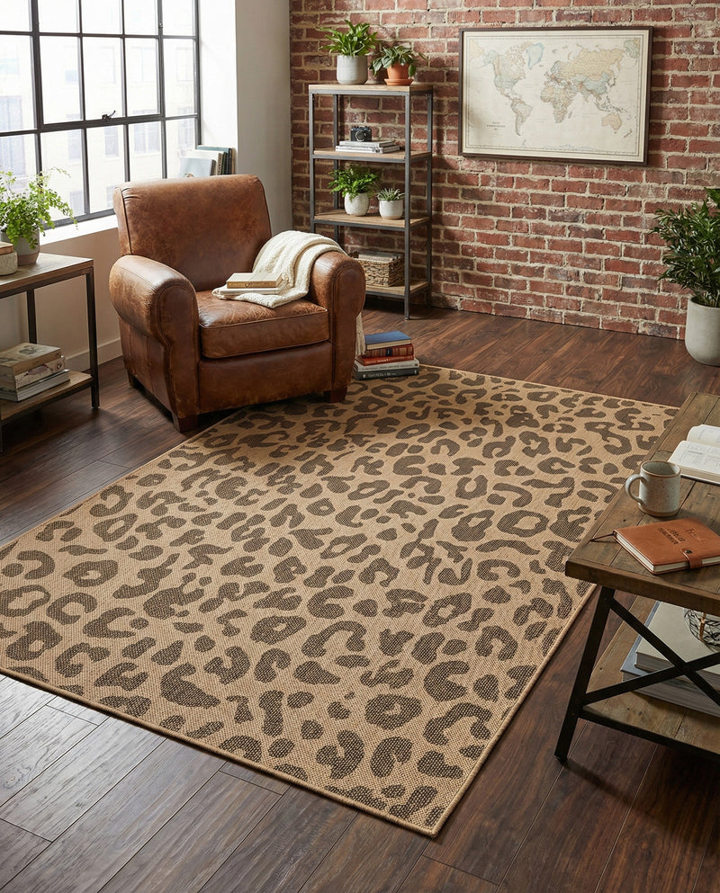 Sahara Sands Collection Area Rug -  Buto Rectangle Natural  lifestyle 9
