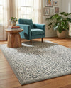 Savannah Sojourn Collection Area Rug - Serengeti Rectangle Gray  lifestyle 43