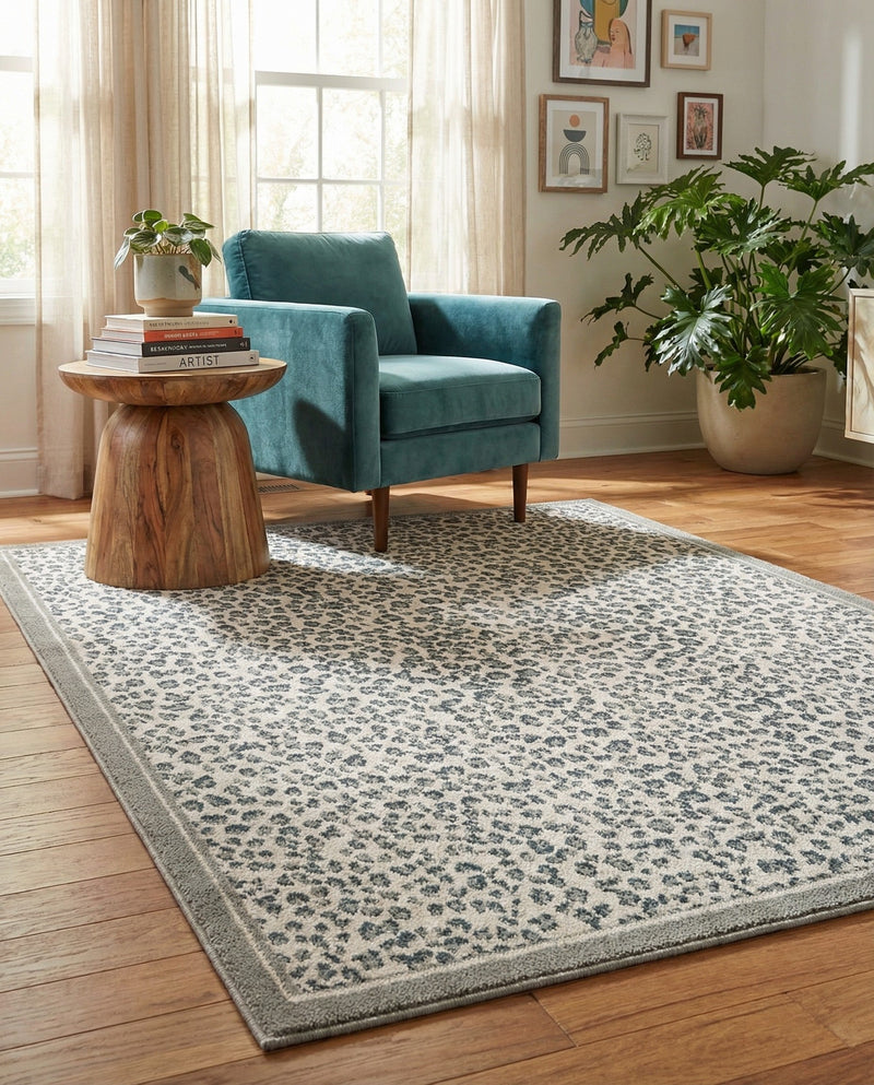 Savannah Sojourn Collection Area Rug - Serengeti Rectangle Gray  lifestyle 43