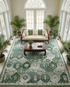 Brighton Terrace Collection Area Rug -  Rottingdean (Green) Rectangle Green  lifestyle 21