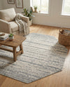 Serenity Sands Collection Area Rug -  Tranquilbay Octagon Cream  lifestyle 70