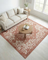 Urban Oasis Rugs Collection Area Rug -  Penthouse (Rust Red) Square Rust Red  lifestyle 53