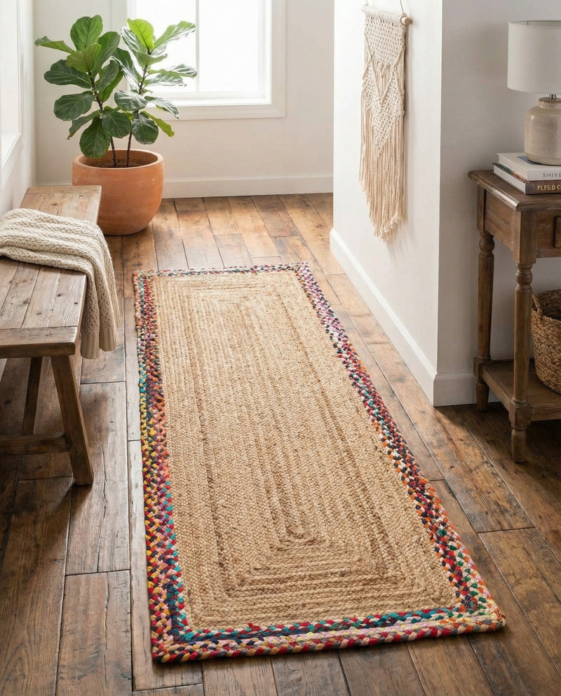 Woven Seaside Jute Collection Area Rug - Seabrook Runner Natural  lifestyle 48