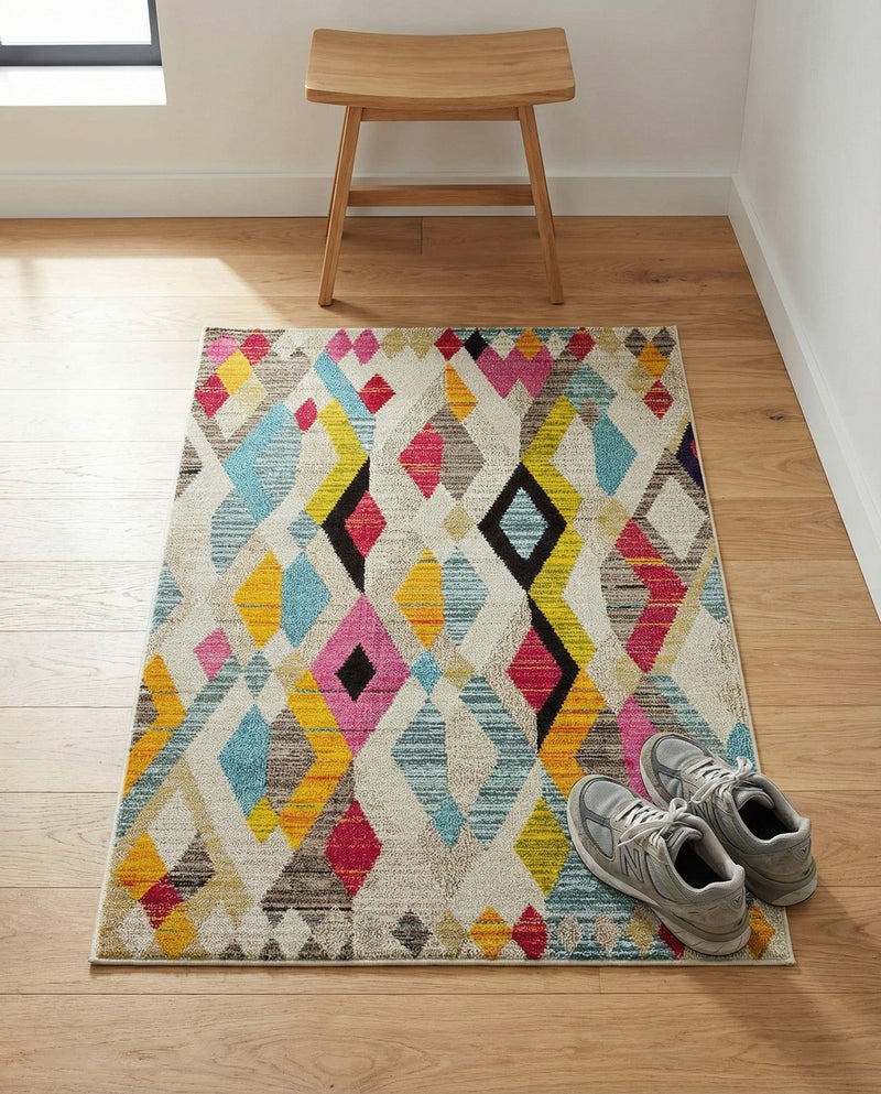 Sedona Vista Collection Area Rug -  Pricklypear Rectangle Multi  lifestyle 10