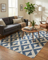Urban Oasis Rugs Collection Area Rug -  Highrise (Blue) Rectangle Blue  lifestyle 5