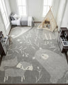 Wonder Tykes Collection Area Rug -  Quirky Rectangle Gray  lifestyle 28
