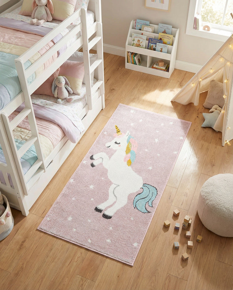 Wonder Tykes Collection Area Rug -  Tangle Runner Pink  lifestyle 35