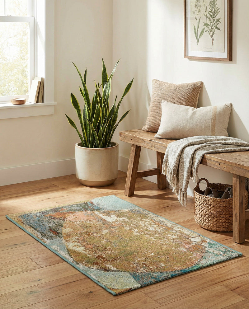 Urban Terrace Collection Area Rug -  Portico Rectangle Multi  lifestyle 4