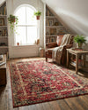 Neptune Elegance Collection Area Rug -  Galatea (Burgundy) Rectangle Burgundy  lifestyle 18