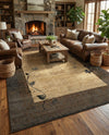 Bistro Lounge Collection Area Rug -  Affogato Rectangle Beige  lifestyle 28