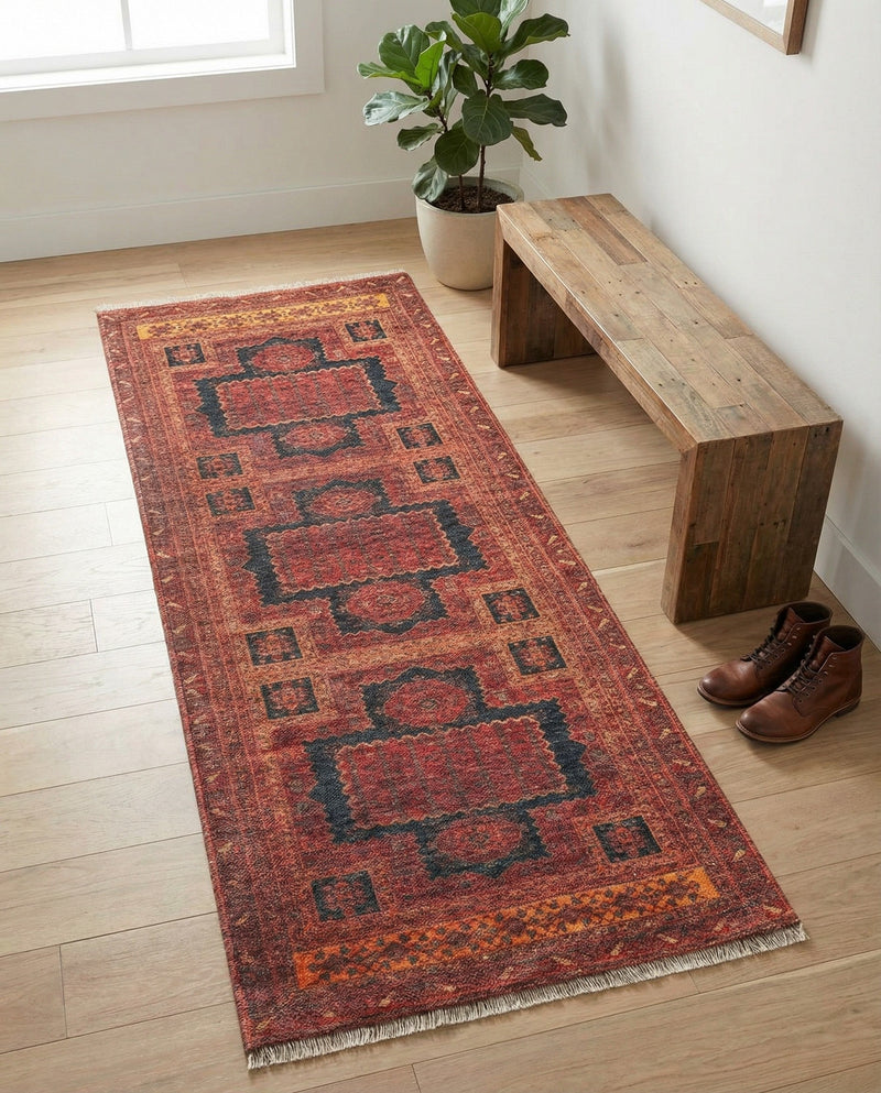 Bazaar Chic Collection Area Rug -  Taroudant Runner Rust Red  lifestyle 27