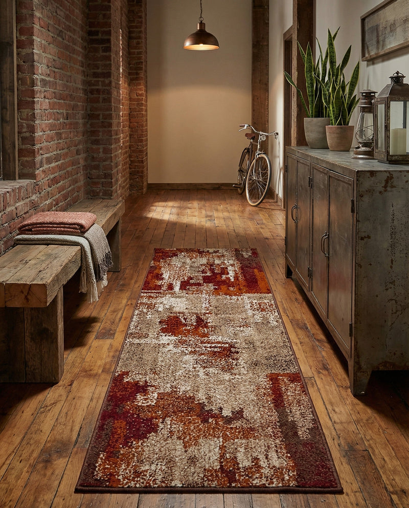 Autumn Meadow Collection Area Rug -  Goldentwine Runner Multi  lifestyle 40