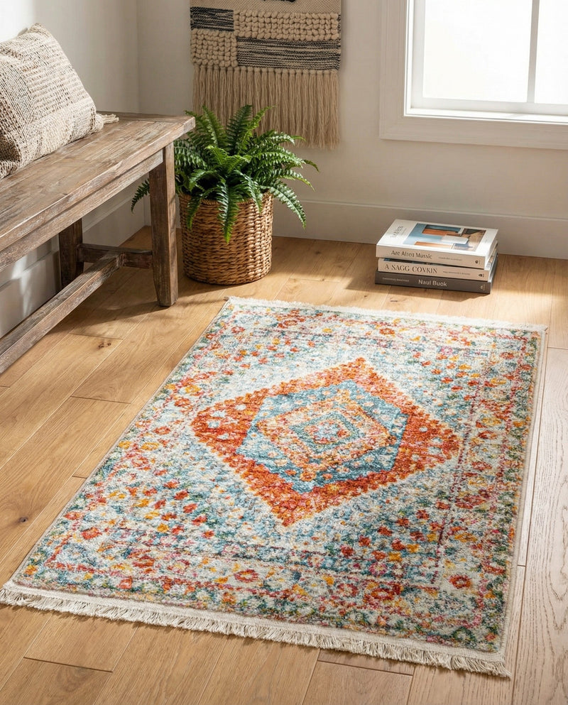 Arcadia Rugs Collection Area Rug -  Xanadu Rectangle Salmon  lifestyle 20