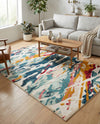Outdoor Marrakesh Collection Area Rug -  Meknes Rectangle Multi  lifestyle 31