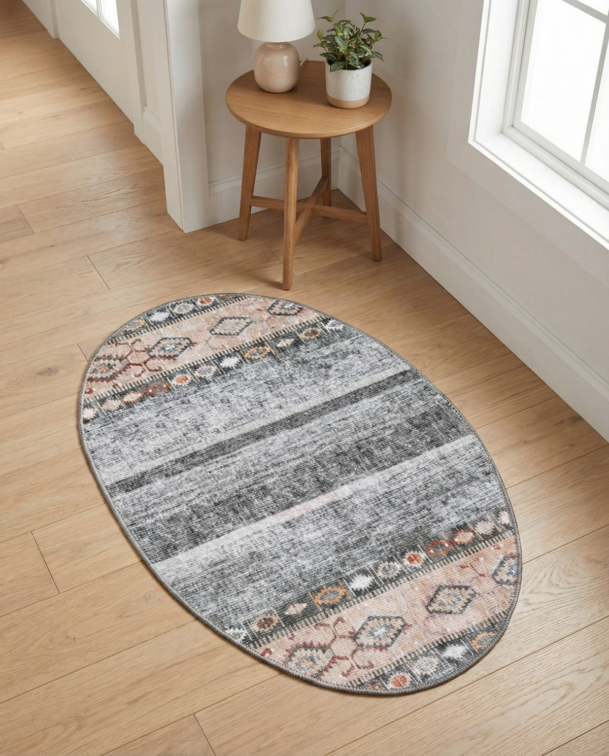 Heritage Elegance Collection Area Rug -  Edinburgh Oval Green  lifestyle 149