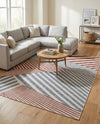 Urban Oasis Rugs Collection Area Rug -  Loft Rectangle Blue  lifestyle 5