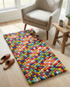 Woolen Sphere Collection Area Rug - Orbsburg (Multi) Runner Multi  lifestyle 80