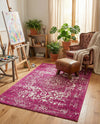 Georgetown Rugs Collection Area Rug - Dupont (Purple) Rectangle Purple  lifestyle 16