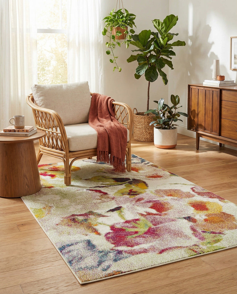 Venetian Elegance Collection Area Rug -  Marghera Rectangle Ivory  lifestyle 5