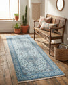 Bazaar Chic Collection Area Rug -  El Jadida Runner Blue  lifestyle 43