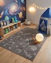 Wonder Tykes Collection Area Rug -  Jigsaw Rectangle Gray  lifestyle 7